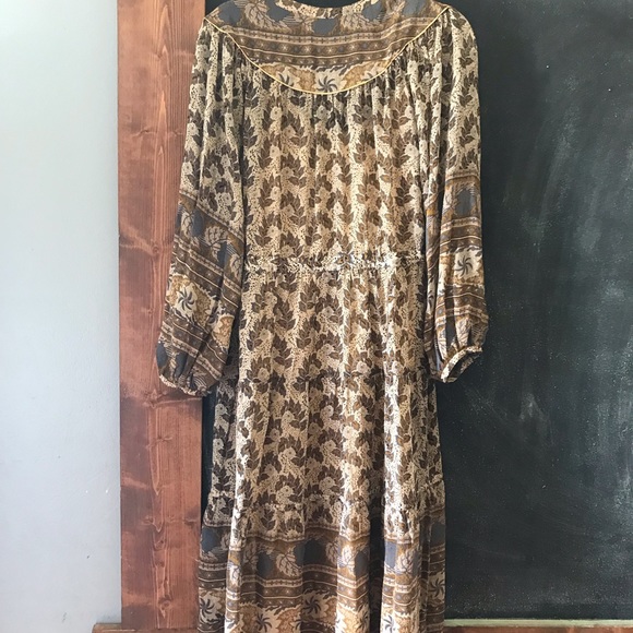 Anthropologie burning torch punta do sol dress - Picture 4 of 6